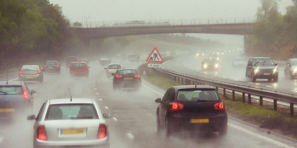 driving in rain