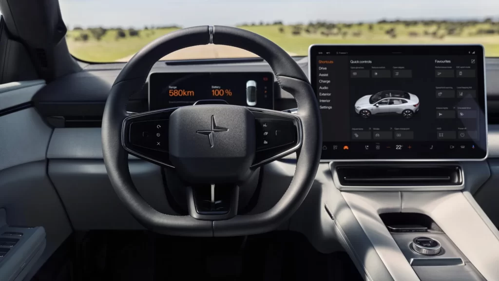 Polestar 4’s interior