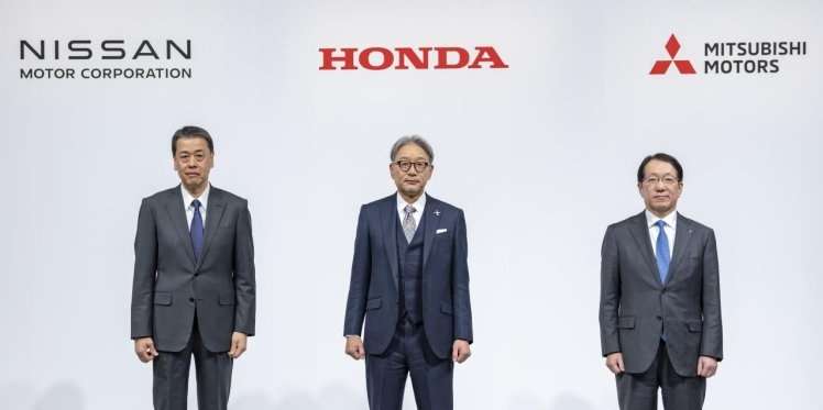 Honda, Nissan, and Mitsubishi