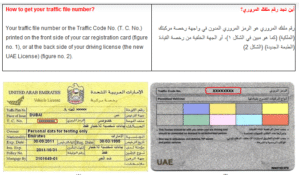 UAE Traffic Codes