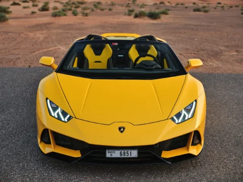 Lamborghini Huracan Evo Spyder Yellow