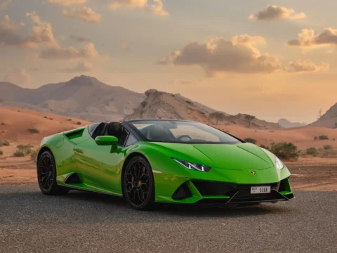 Lamborghini Huracan Evo Spyder Green