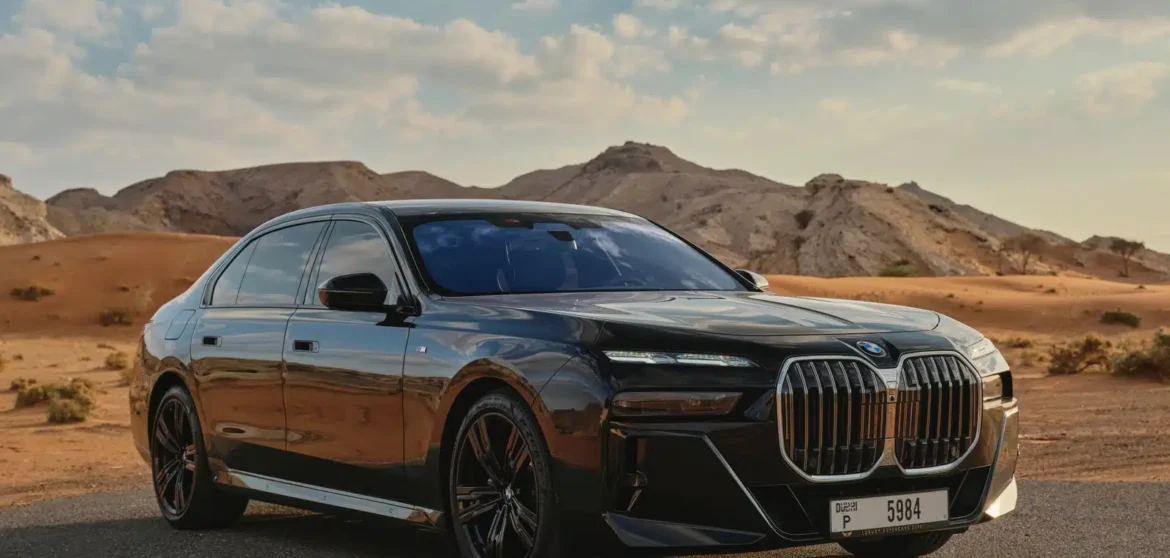 rent bmw 735i black in dubai
