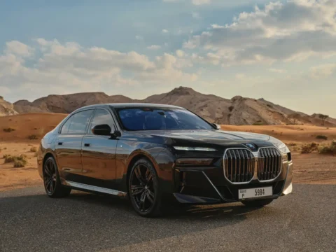 rent bmw 735i black in dubai