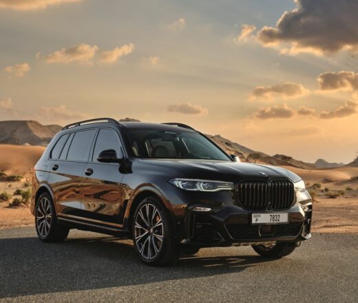 Rent BMW X7 M50i Black in Dubai