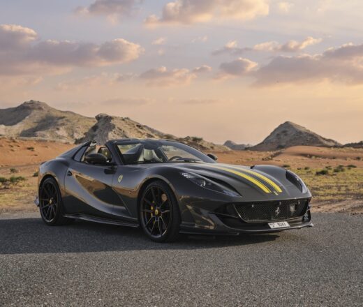 Rent Ferrari 812 GTS Novitec Spider Black in Dubai