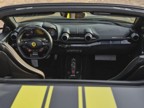 Rent Ferrari 812 GTS Novitec Spider Black in Dubai