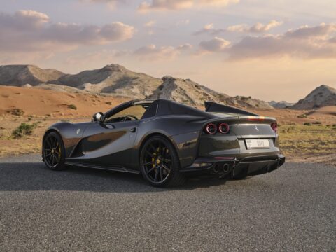 Rent Ferrari 812 GTS Novitec Spider Black in Dubai