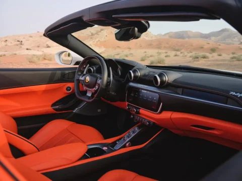 Ferrari Portofino Spider White in Dubai
