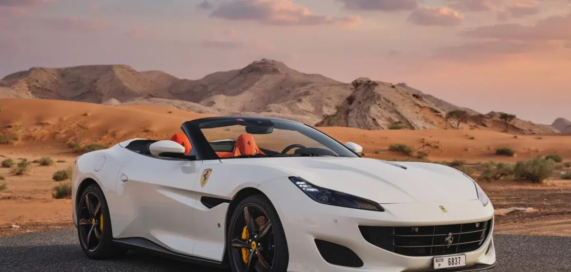 Ferrari Portofino Spider White in Dubai
