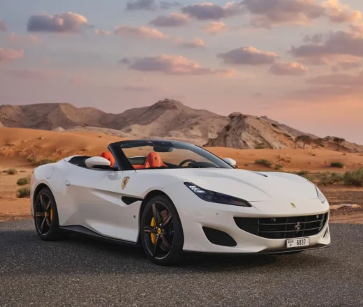 Ferrari Portofino Spider White in Dubai