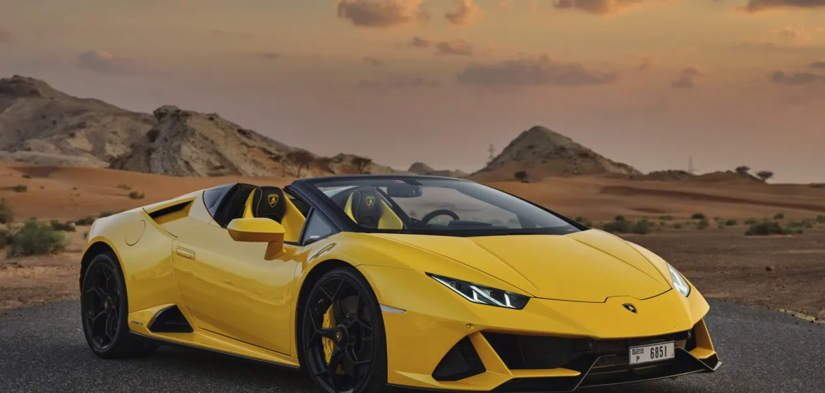 Lamborghini Huracan Evo Spyder Yellow