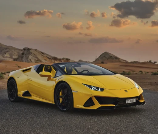 Lamborghini Huracan Evo Spyder Yellow