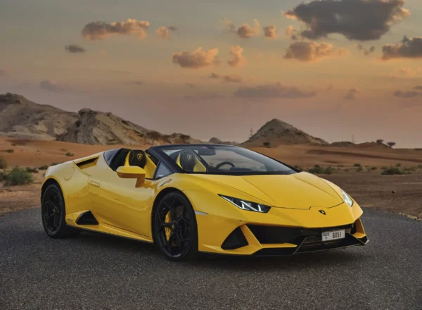 Lamborghini Huracan Evo Spyder Yellow