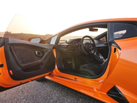 lamborghini huracan evo coupe orange