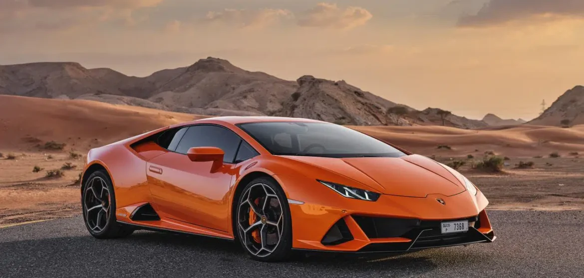 lamborghini huracan evo coupe orange