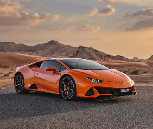 lamborghini huracan evo coupe orange