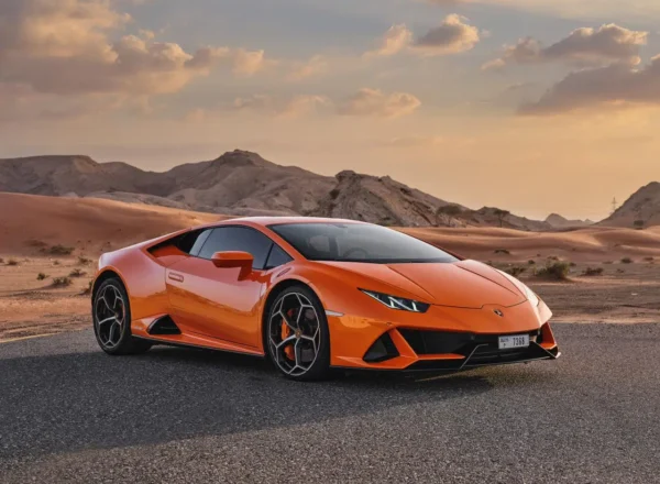 lamborghini huracan evo coupe orange