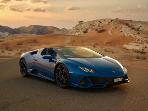 Lamborghini Huracan Evo Spyder Blue
