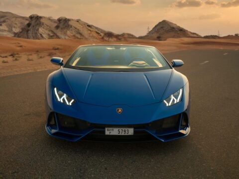 Lamborghini Huracan Evo Spyder Blue