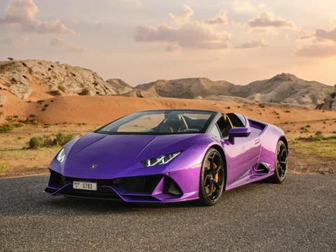 Lamborghini Huracan Evo Spyder Purple