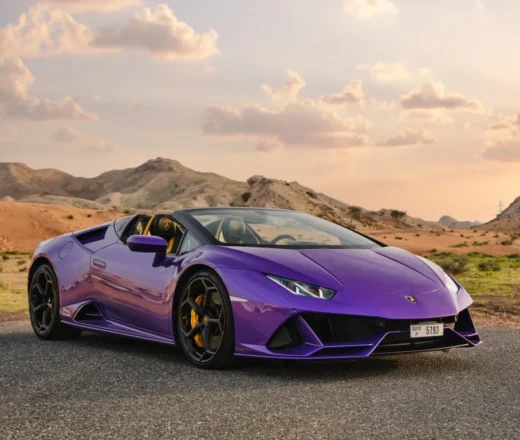 Lamborghini Huracan Evo Spyder Purple