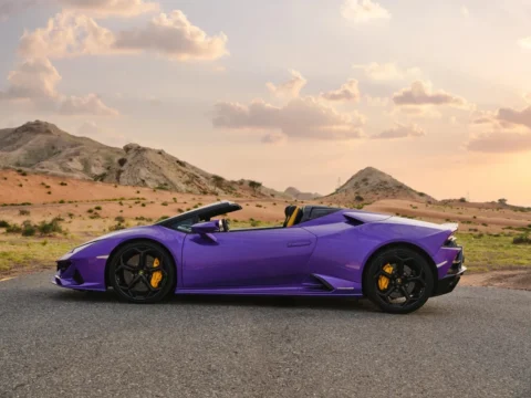 Lamborghini Huracan Evo Spyder Purple