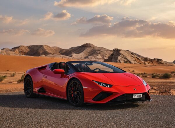 Lamborghini Huracan Evo Spyder Red