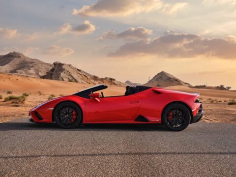 Lamborghini Huracan Evo Spyder Red