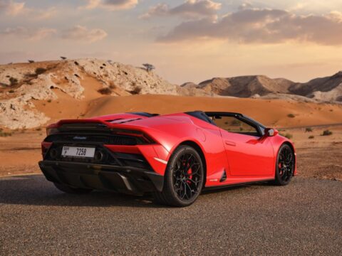 Lamborghini Huracan Evo Spyder Red