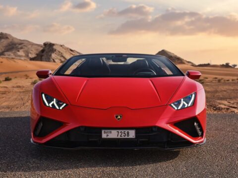Lamborghini Huracan Evo Spyder Red