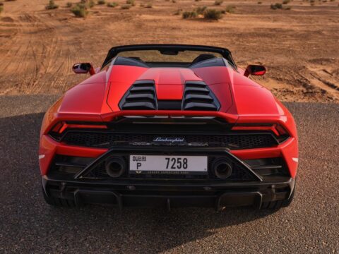 Lamborghini Huracan Evo Spyder Red
