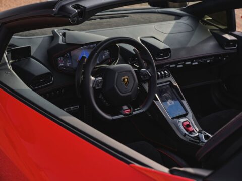 Lamborghini Huracan Evo Spyder Red