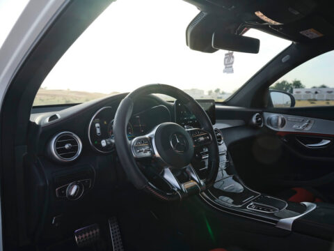 Rent Mercedes Benz AMG GLC 63S Coupe in Dubai