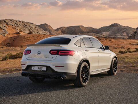 Rent Mercedes Benz AMG GLC 63S Coupe in Dubai