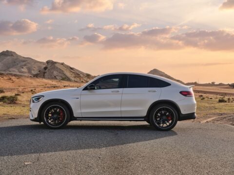 Rent Mercedes Benz AMG GLC 63S Coupe in Dubai