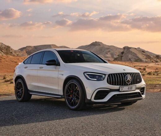 Rent Mercedes Benz AMG GLC 63S Coupe in Dubai