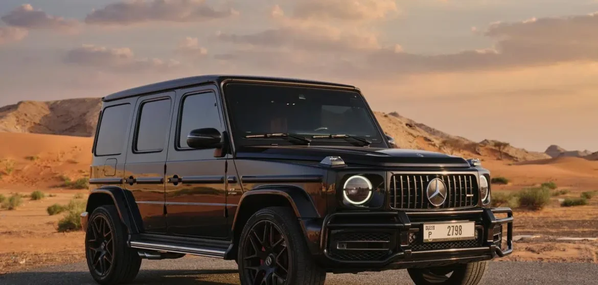 Rent Mercedes Benz AMG G63 Black in Dubai