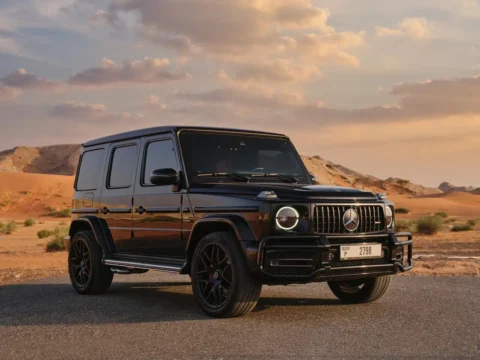 Rent Mercedes Benz AMG G63 Black in Dubai