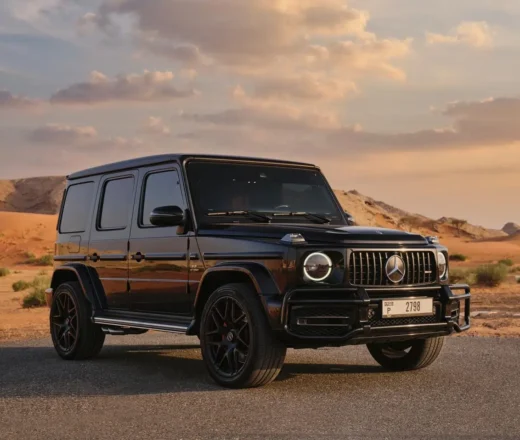 Rent Mercedes Benz AMG G63 Black in Dubai