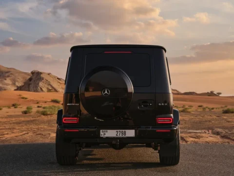 Rent Mercedes Benz AMG G63 Black in Dubai