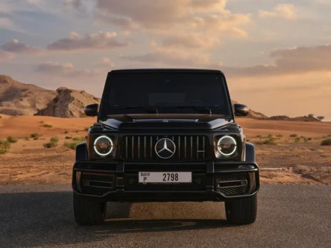 Rent Mercedes Benz AMG G63 Black in Dubai
