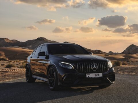 Rent Mercedes Benz GLC 63 AMG Coupe in Dubai