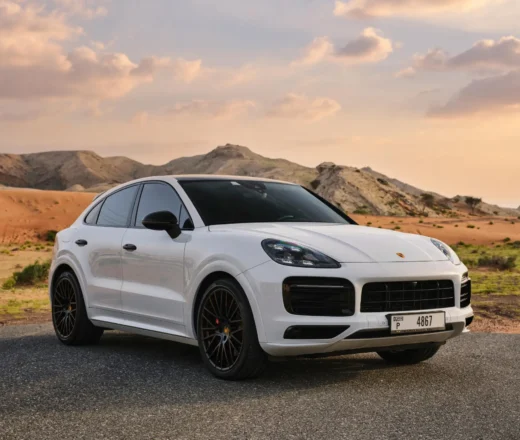 Rent Porsche Cayenne White in Dubai