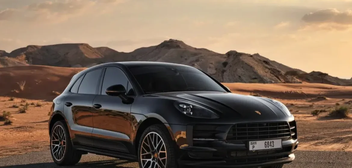 Rent Porsche Macan Sports Black in Dubai