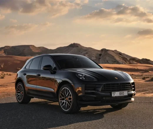 Rent Porsche Macan Sports Black in Dubai