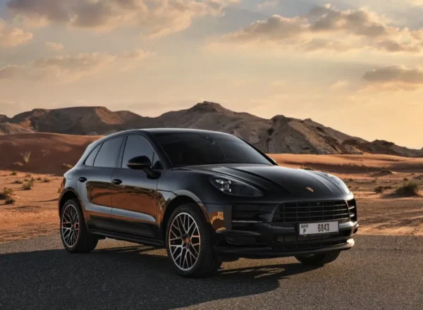 Rent Porsche Macan Sports Black in Dubai