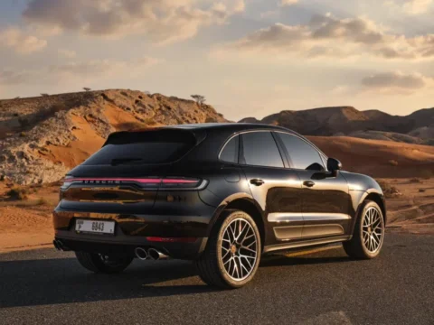 Rent Porsche Macan Sports Black in Dubai