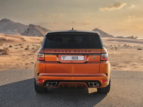 Range Rover SVR Orange