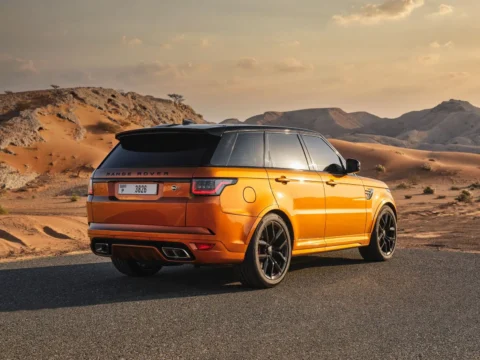 Range Rover SVR Orange